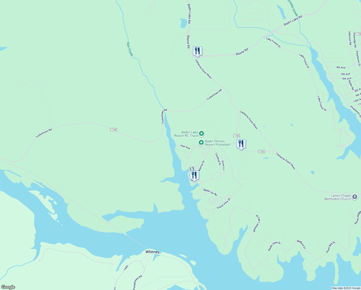 map of restaurants, bars, coffee shops, grocery stores, and more near 134 Pier Avenue in New London