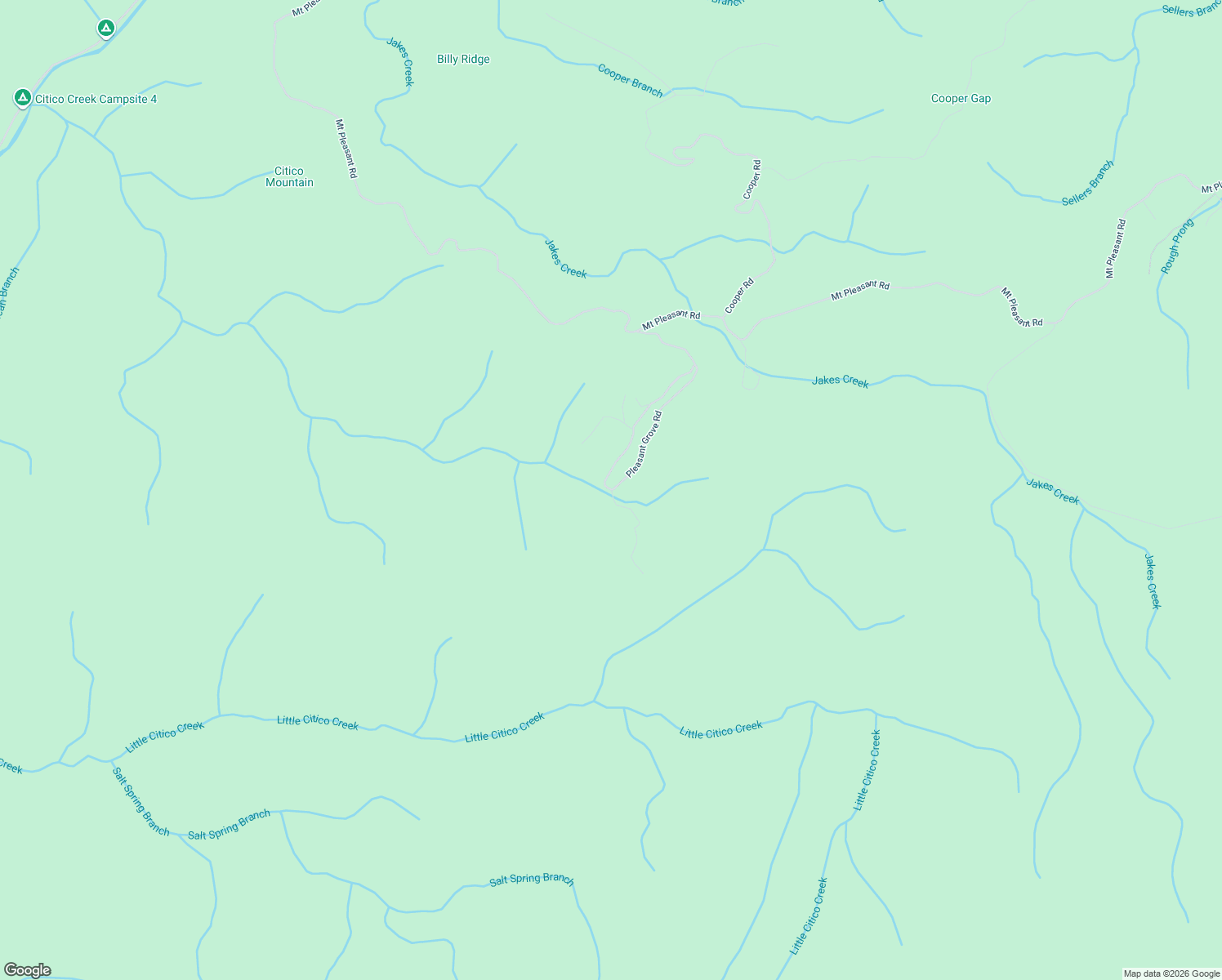 map of restaurants, bars, coffee shops, grocery stores, and more near 890 Mount Pleasant in Vonore