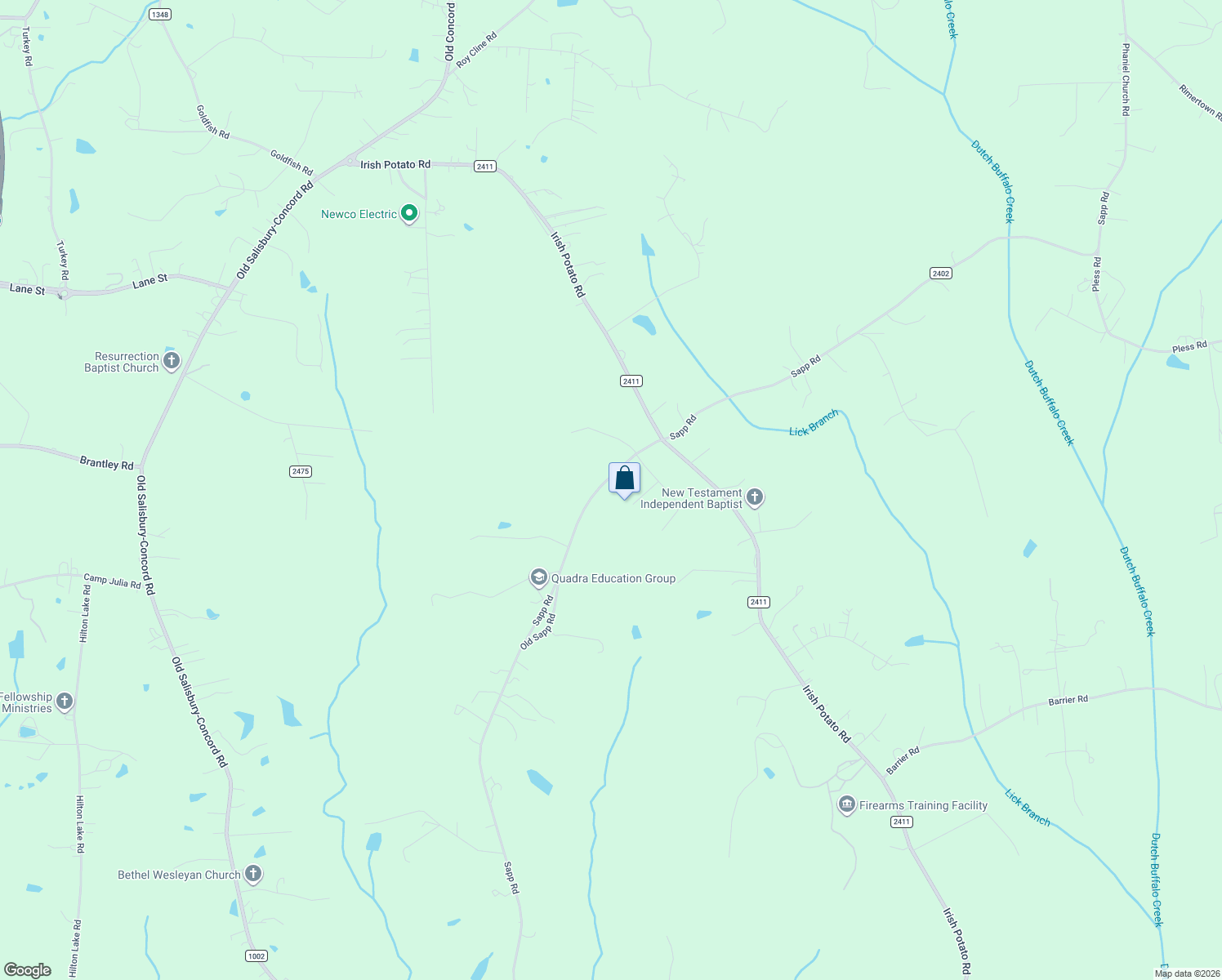 map of restaurants, bars, coffee shops, grocery stores, and more near 5300 Sapp Road in Kannapolis