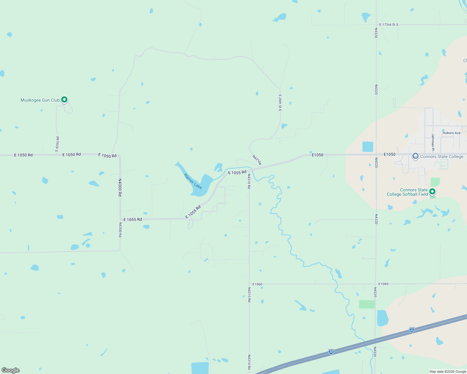 map of restaurants, bars, coffee shops, grocery stores, and more near N4310 in Warner