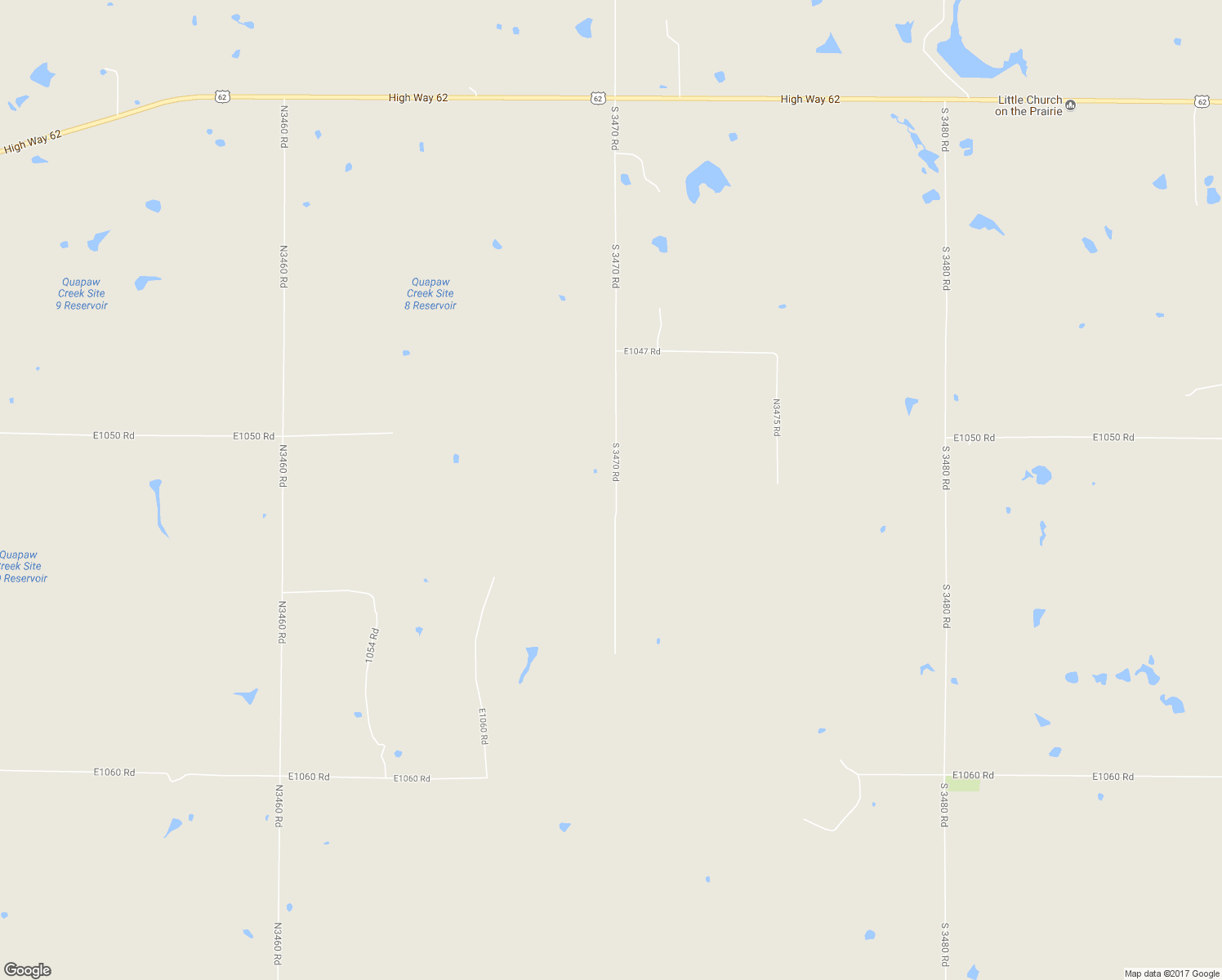 map of restaurants, bars, coffee shops, grocery stores, and more near 105077 South 3470 Road in Meeker