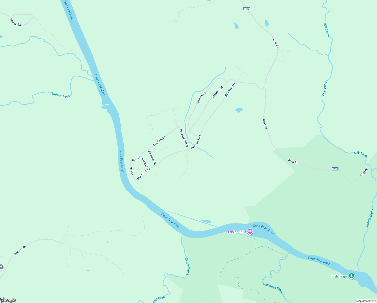 map of restaurants, bars, coffee shops, grocery stores, and more near 827 Natchez Trce in Fuquay-Varina