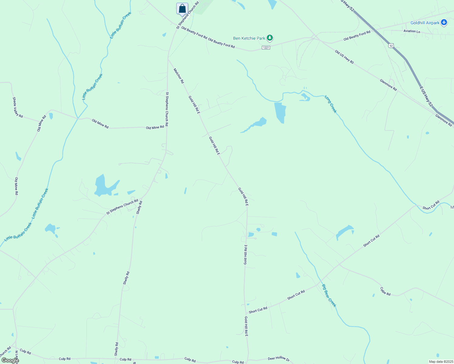 map of restaurants, bars, coffee shops, grocery stores, and more near 5301 Gold Hill Road East in Gold Hill