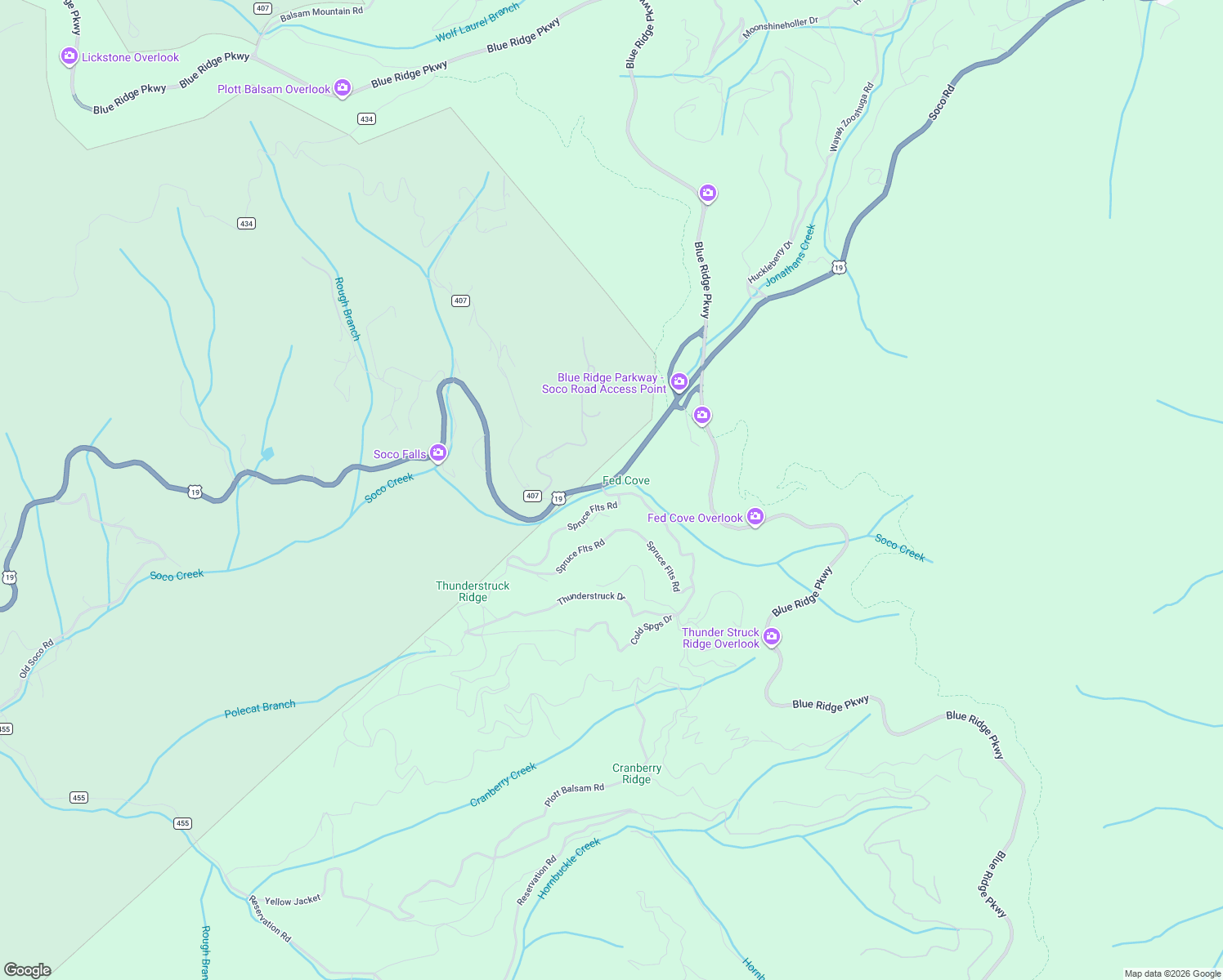map of restaurants, bars, coffee shops, grocery stores, and more near 11242 U.S. 19 in Maggie Valley