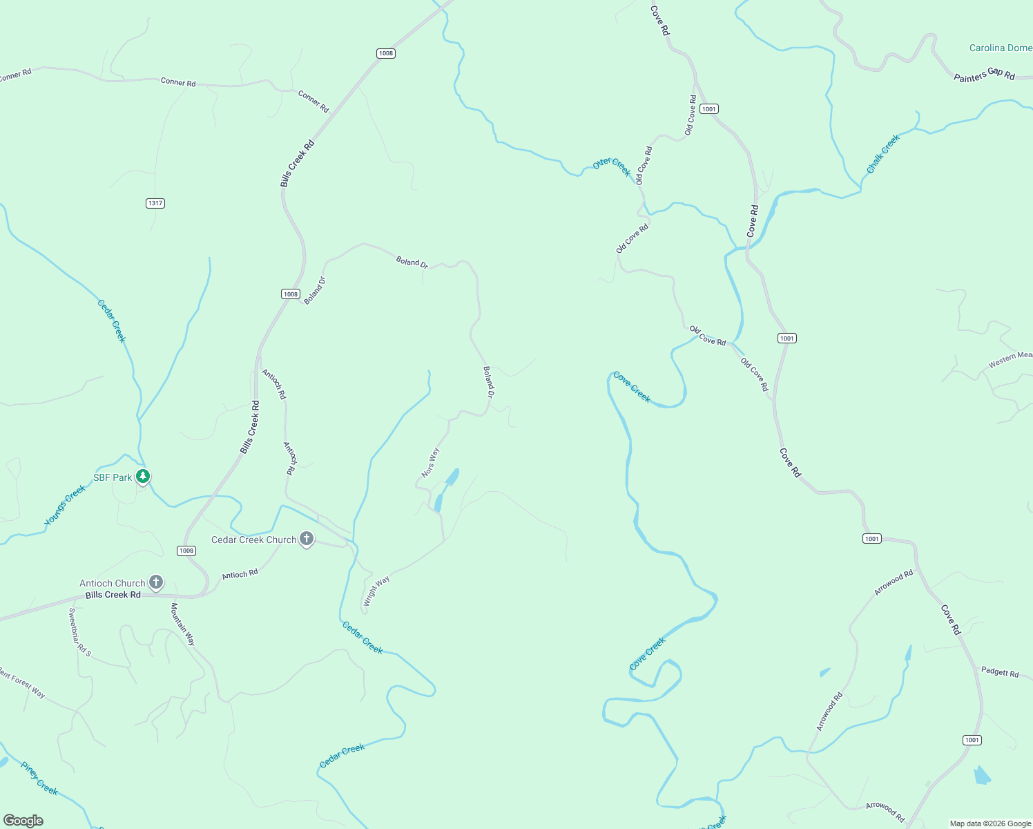 map of restaurants, bars, coffee shops, grocery stores, and more near 887 Boland Drive in Lake Lure