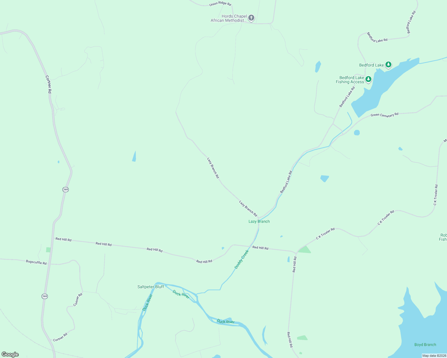 map of restaurants, bars, coffee shops, grocery stores, and more near 115 Lazy Branch Road in Normandy