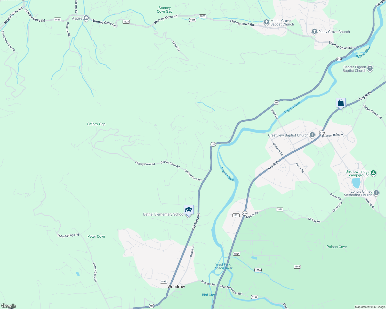 map of restaurants, bars, coffee shops, grocery stores, and more near 315 Wilmoore Road in Canton