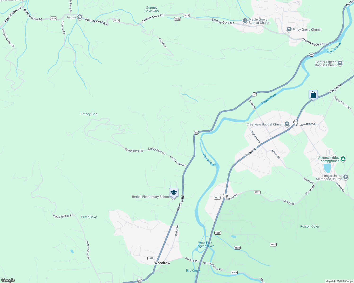 map of restaurants, bars, coffee shops, grocery stores, and more near 315 Wilmoore Road in Canton