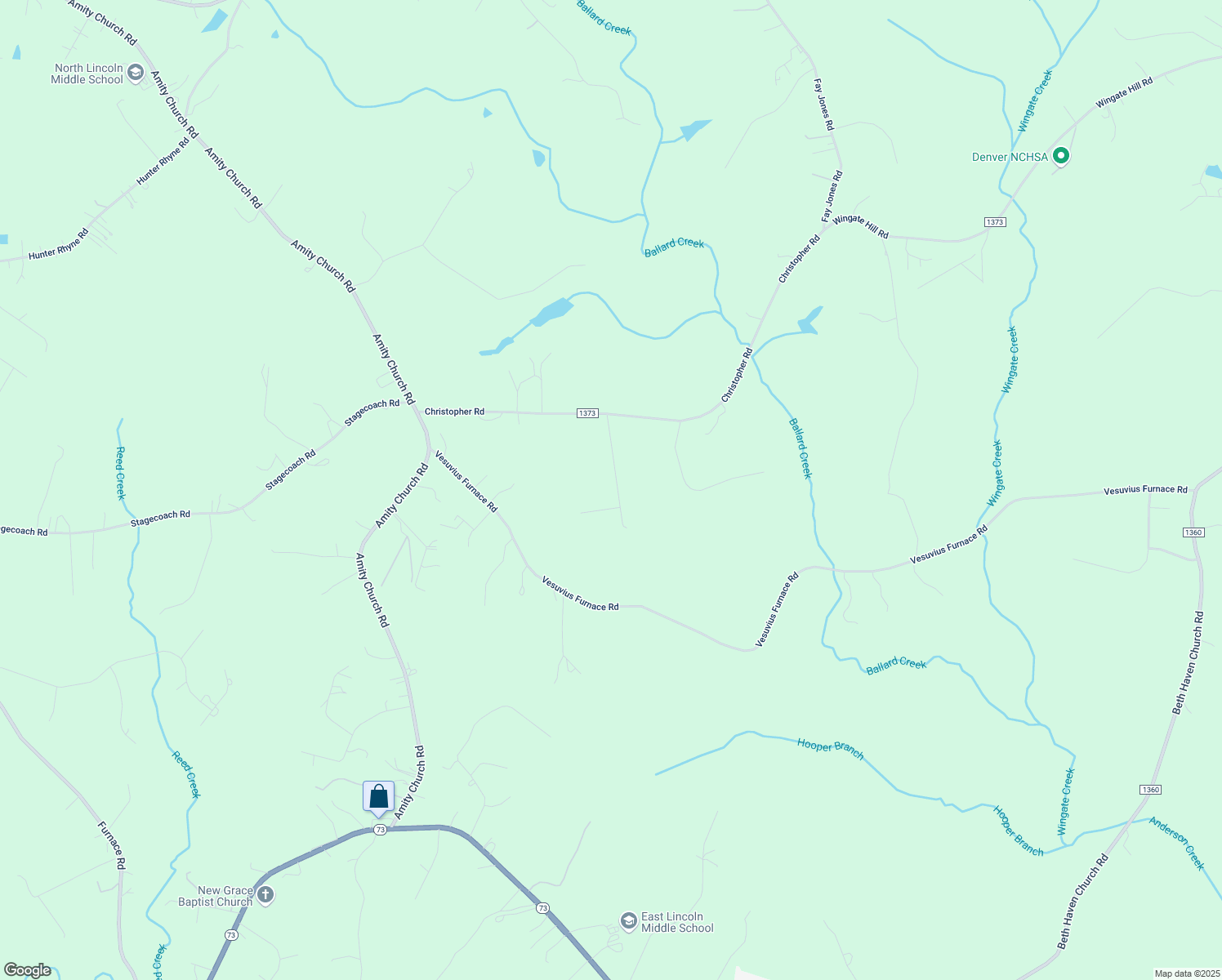 map of restaurants, bars, coffee shops, grocery stores, and more near 1261 Clinton Court in Iron Station