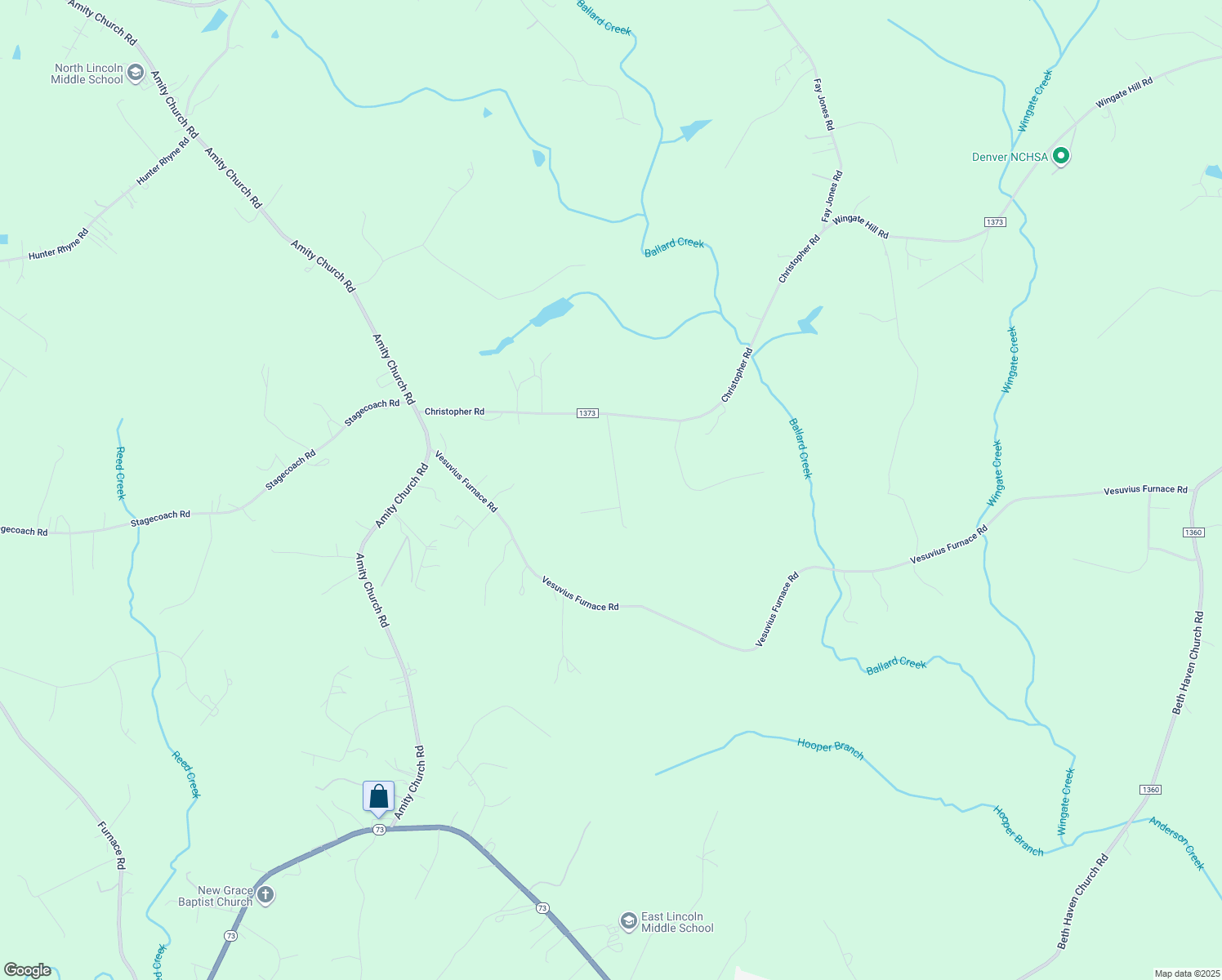 map of restaurants, bars, coffee shops, grocery stores, and more near 1261 Clinton Court in Iron Station