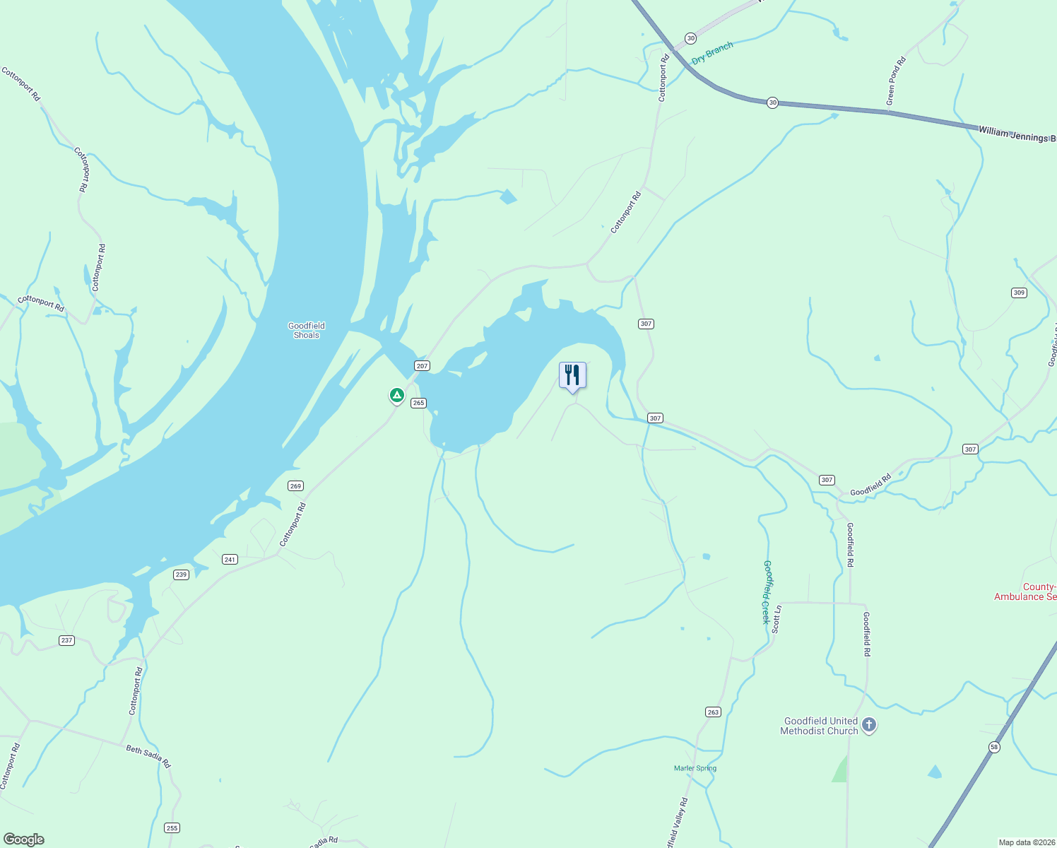 map of restaurants, bars, coffee shops, grocery stores, and more near in Decatur