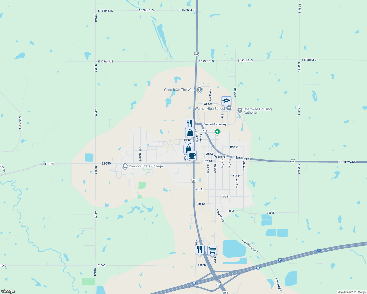 1002 Knapp Street, Warner OK Walk Score