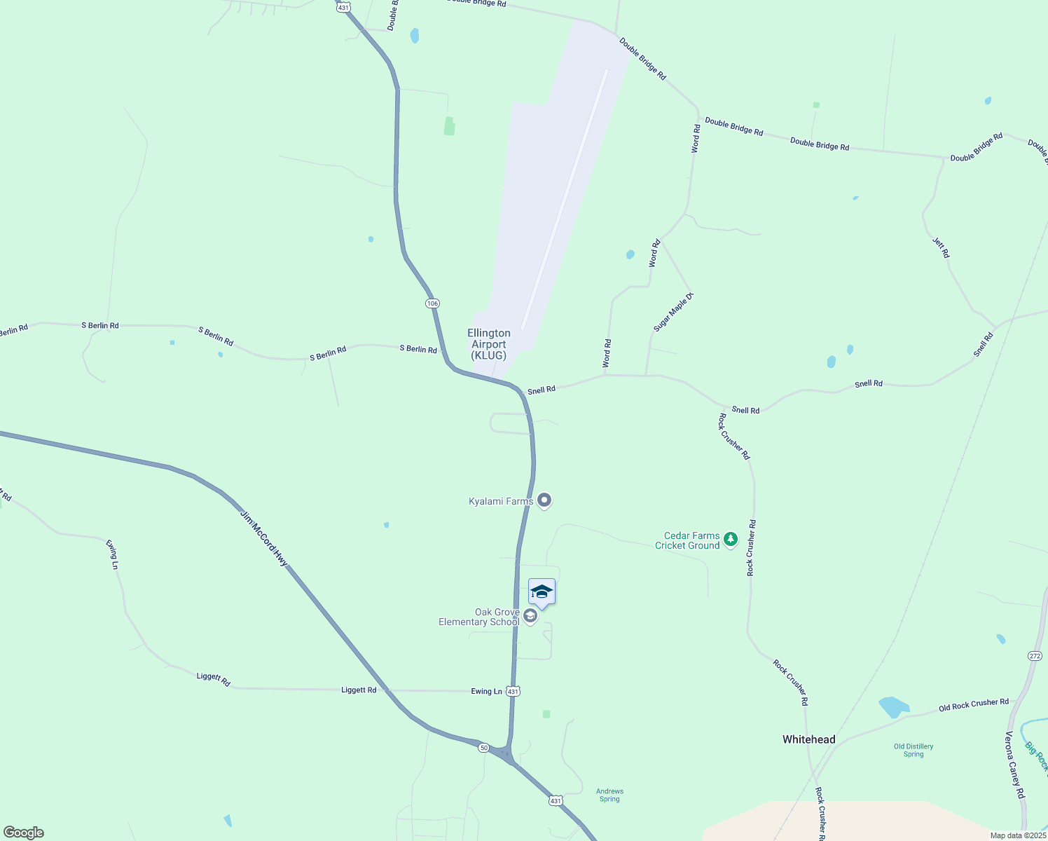 map of restaurants, bars, coffee shops, grocery stores, and more near 1316 Horseshoe Drive in Lewisburg