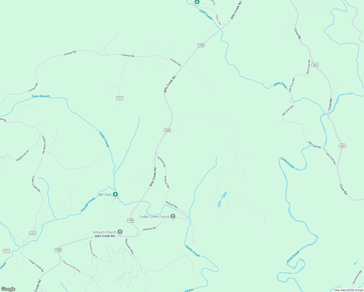 map of restaurants, bars, coffee shops, grocery stores, and more near 700 Antioch Road in Lake Lure