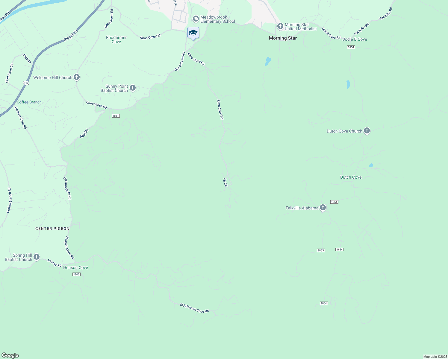 map of restaurants, bars, coffee shops, grocery stores, and more near 58 Fir Circle in Canton