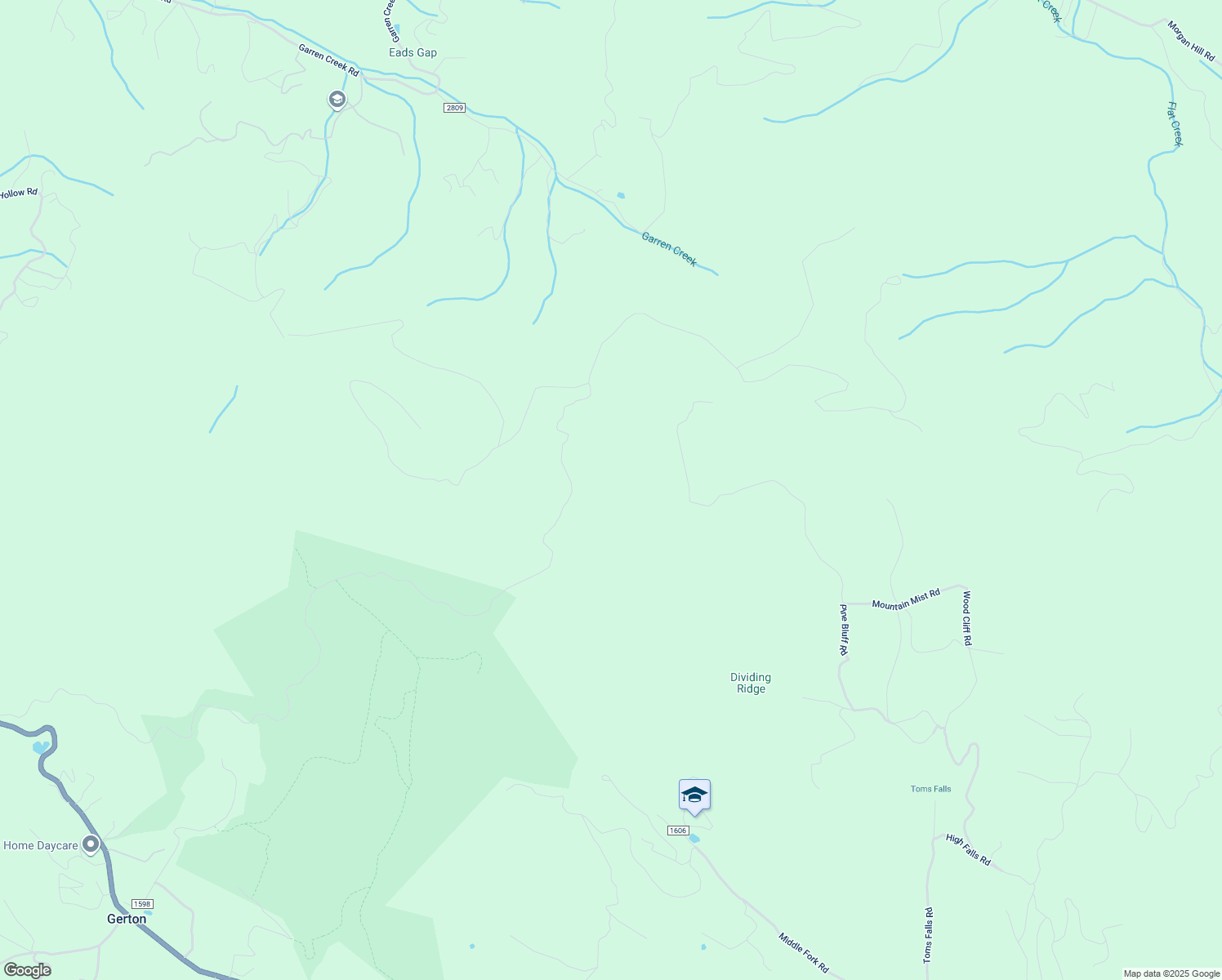 map of restaurants, bars, coffee shops, grocery stores, and more near Laughter Mountain Road in Buncombe County