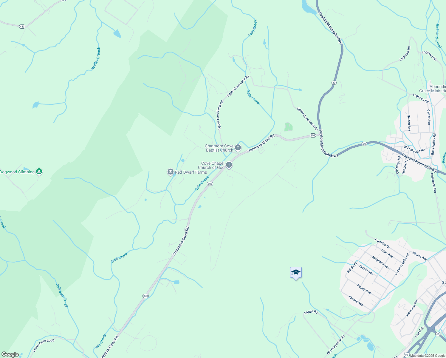 map of restaurants, bars, coffee shops, grocery stores, and more near 1959 Sussex Road in Dayton