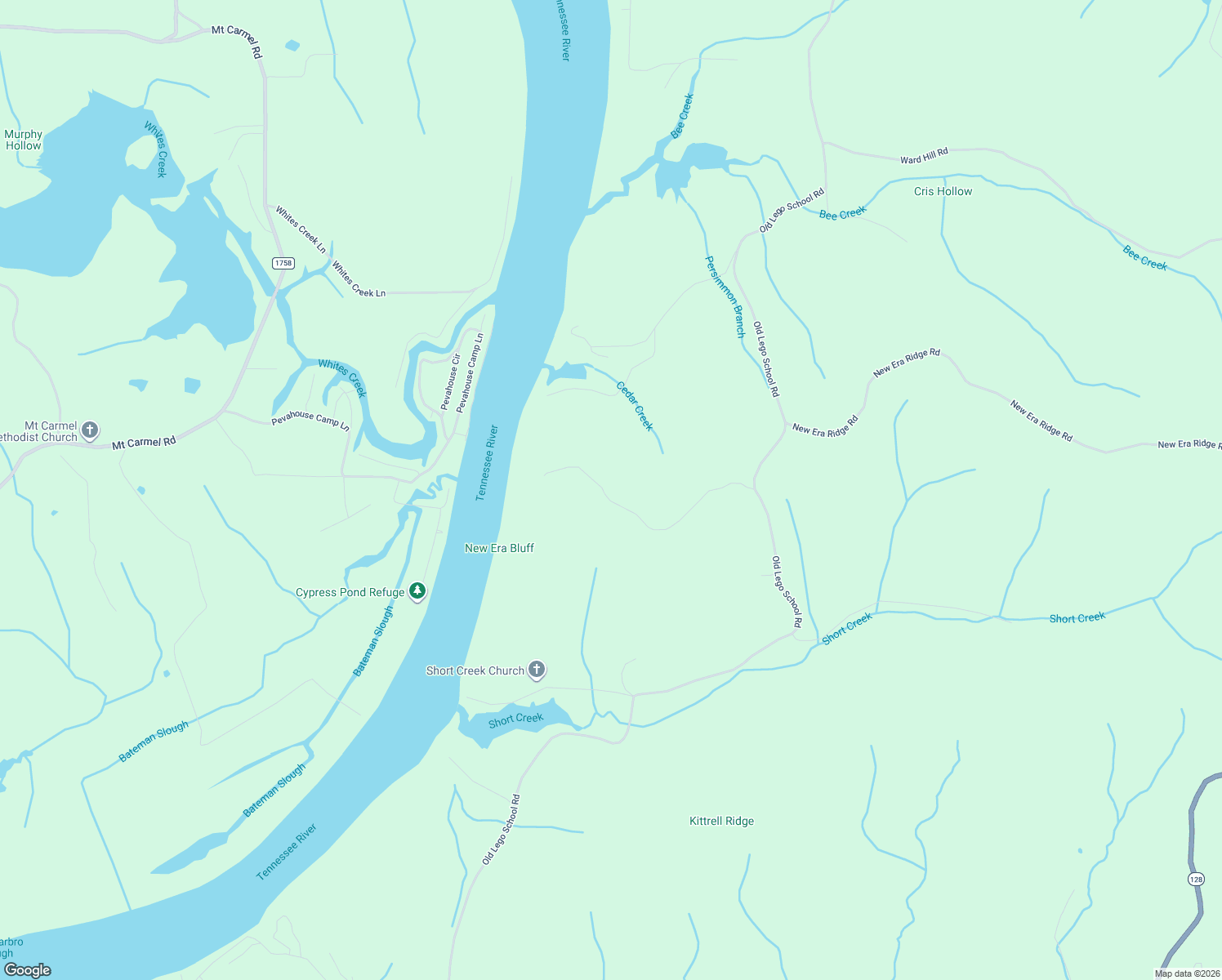 map of restaurants, bars, coffee shops, grocery stores, and more near 819 New Era Bluff Road in Linden