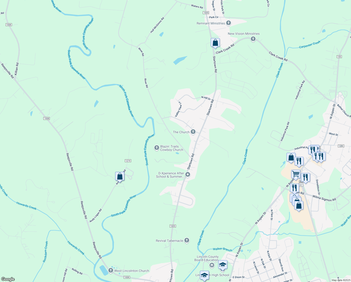 1771 River Road, Lincolnton NC Walk Score