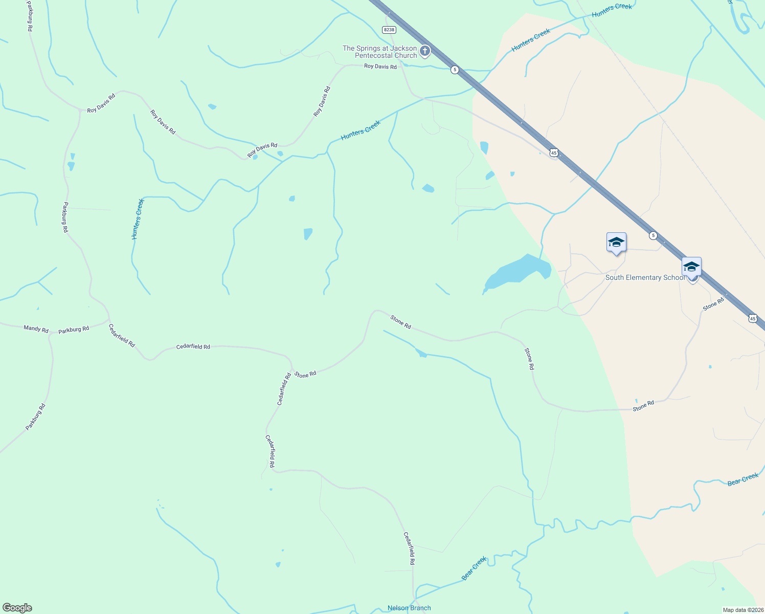 map of restaurants, bars, coffee shops, grocery stores, and more near 139 Stone Road in Pinson