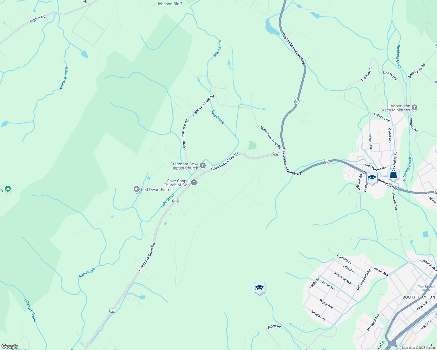 map of restaurants, bars, coffee shops, grocery stores, and more near 709 Cranmore Cove Rd in Dayton