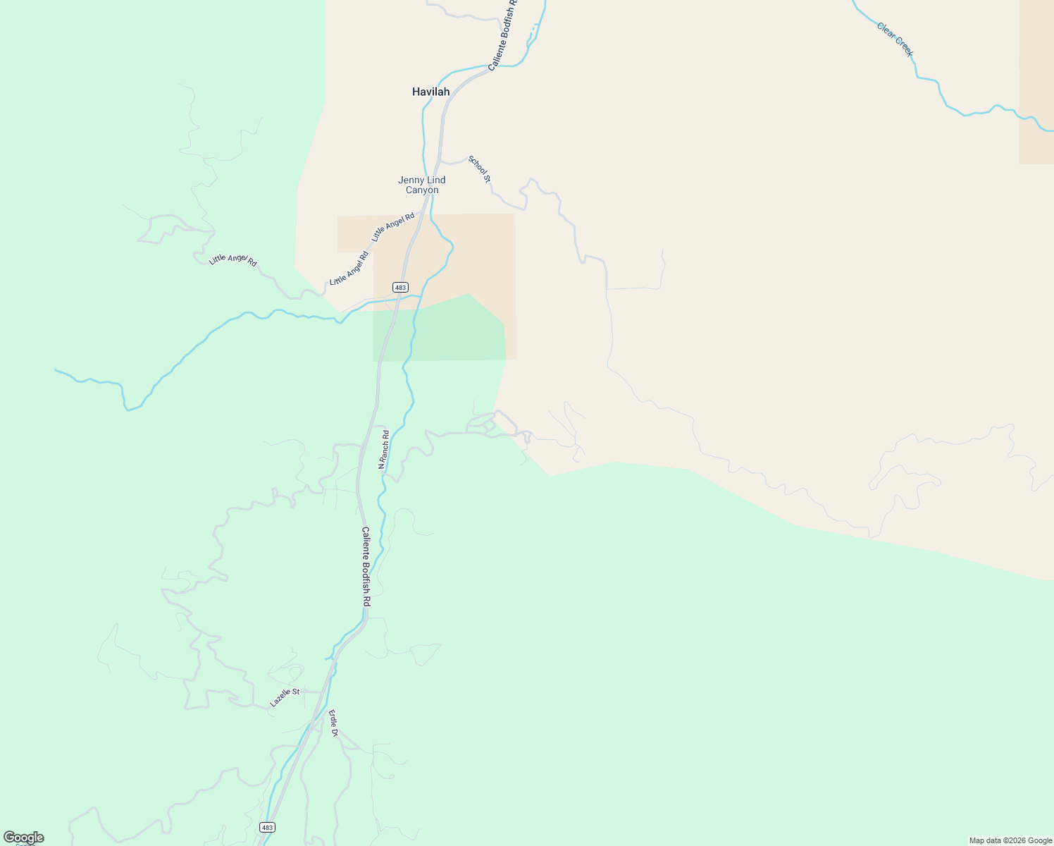 map of restaurants, bars, coffee shops, grocery stores, and more near 351 North Ranch Road in Havilah