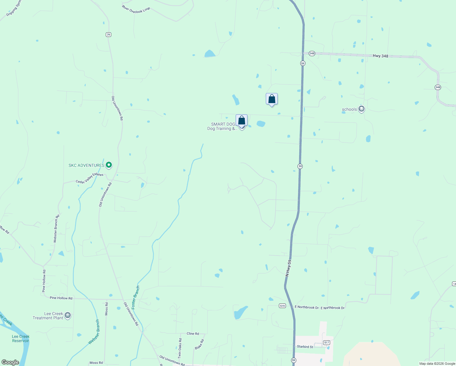 map of restaurants, bars, coffee shops, grocery stores, and more near 4698 Scott Farm Road in Van Buren
