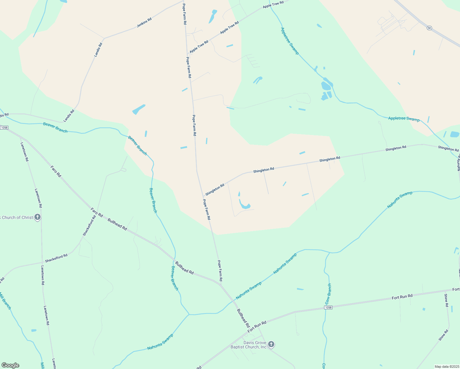 map of restaurants, bars, coffee shops, grocery stores, and more near 1903 Shingleton Road in Stantonsburg