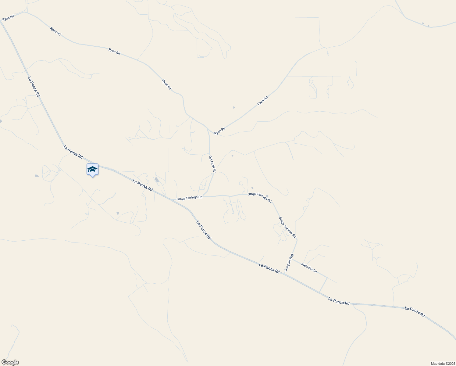 map of restaurants, bars, coffee shops, grocery stores, and more near 6704 Old Goat Road in Creston