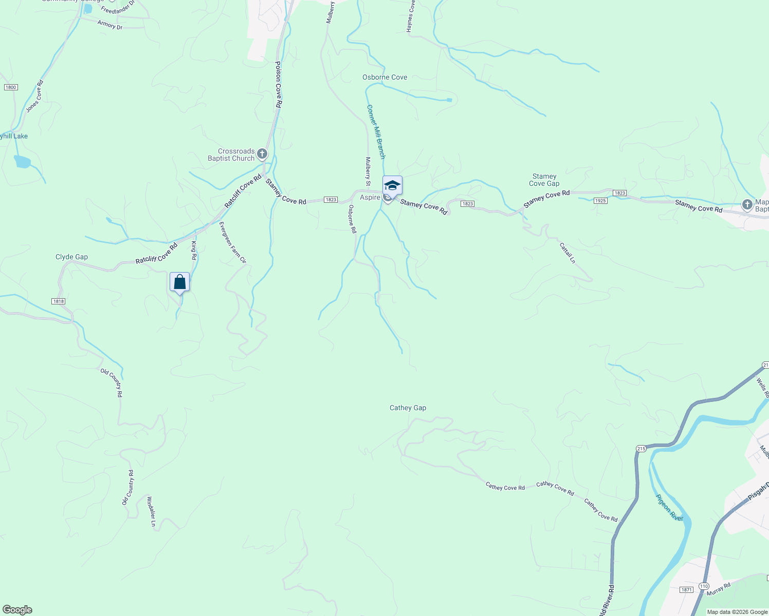 map of restaurants, bars, coffee shops, grocery stores, and more near 565 Osborne Road in Clyde