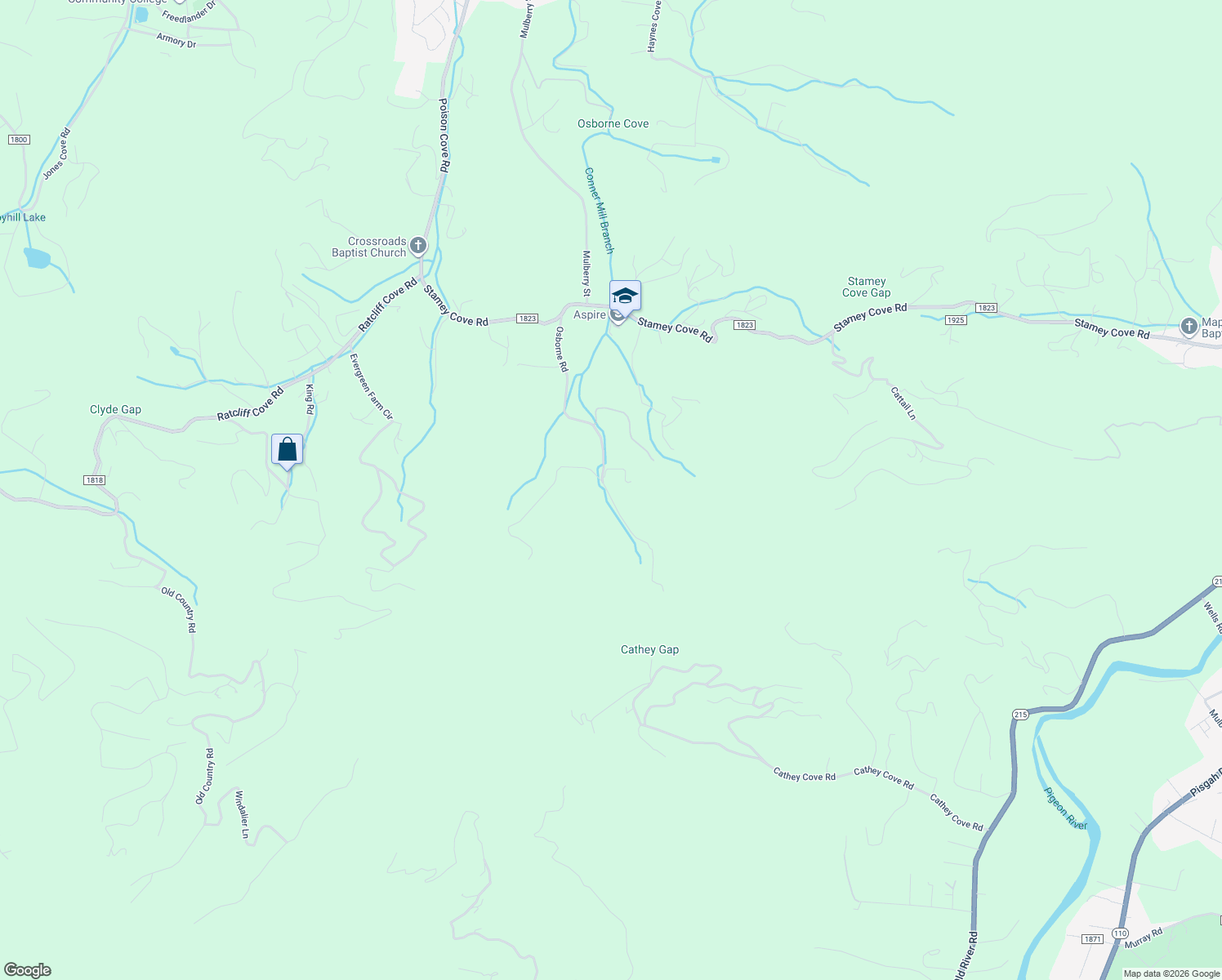 map of restaurants, bars, coffee shops, grocery stores, and more near 565 Osborne Road in Clyde
