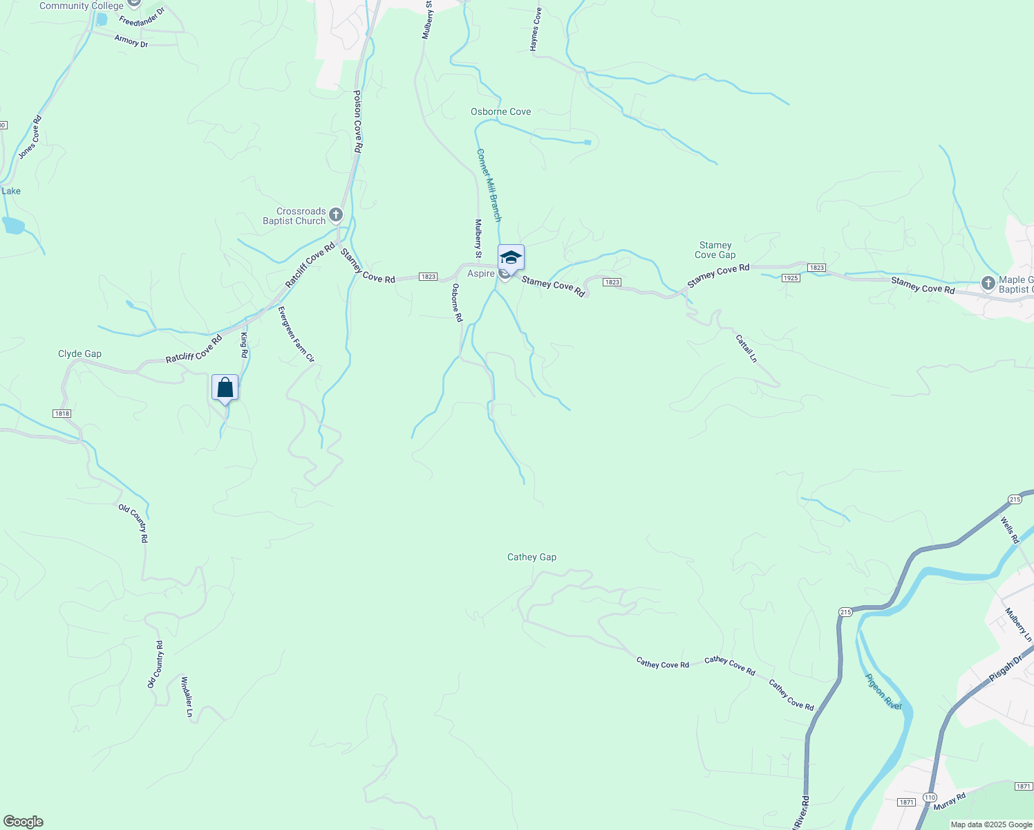 map of restaurants, bars, coffee shops, grocery stores, and more near 689 Osborne Road in Clyde