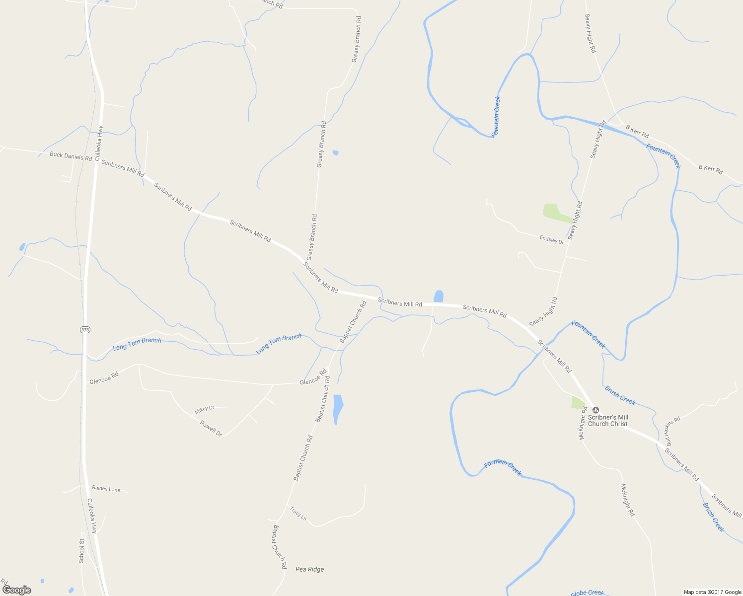 map of restaurants, bars, coffee shops, grocery stores, and more near 2115 Scribners Mill Road in Culleoka