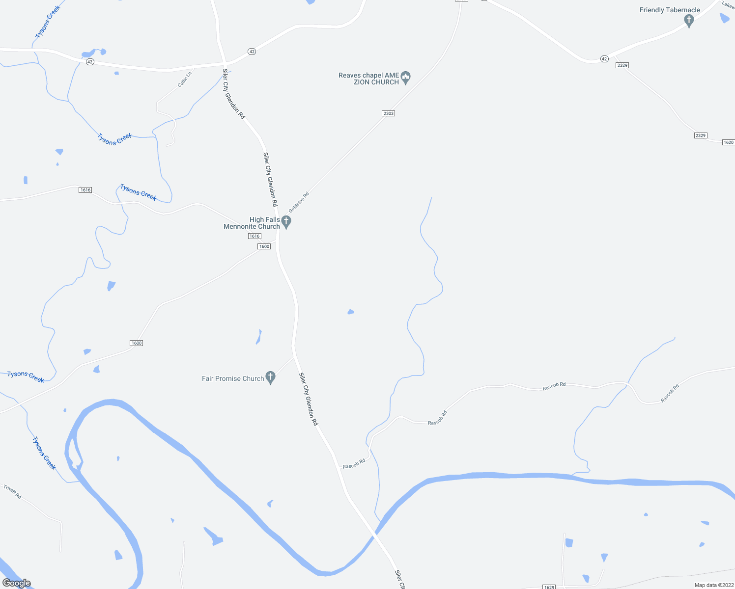 map of restaurants, bars, coffee shops, grocery stores, and more near 395 Glendon Carthage Road in Goldston