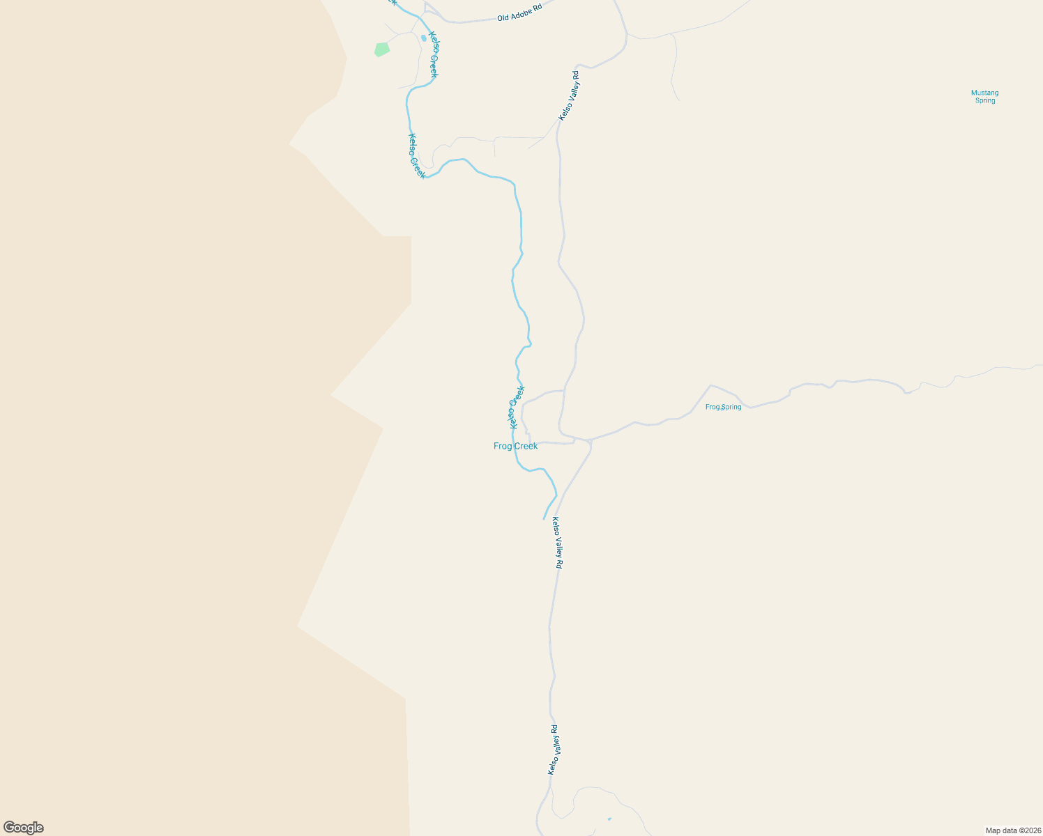 map of restaurants, bars, coffee shops, grocery stores, and more near Kelso Valley Road in Kern County