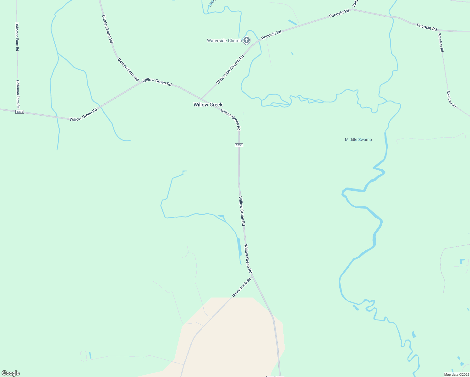 map of restaurants, bars, coffee shops, grocery stores, and more near 3105 Willow Green Road in Ayden