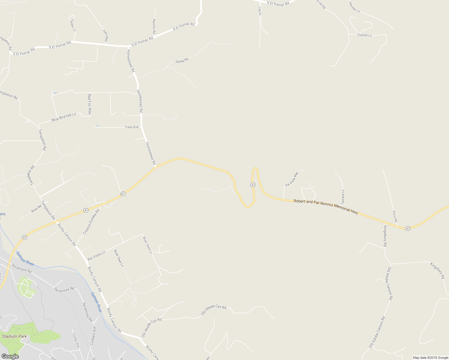 map of restaurants, bars, coffee shops, grocery stores, and more near 3915 California 41 in Templeton