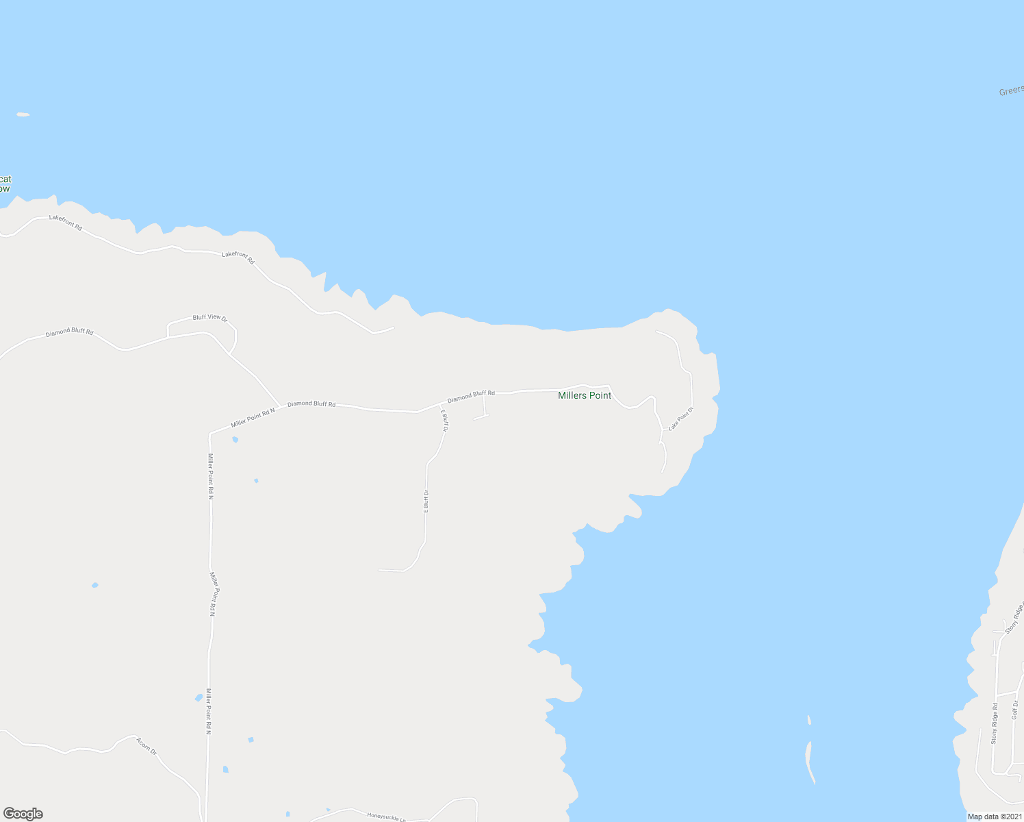 map of restaurants, bars, coffee shops, grocery stores, and more near 2570 Diamond Bluff Road in Quitman