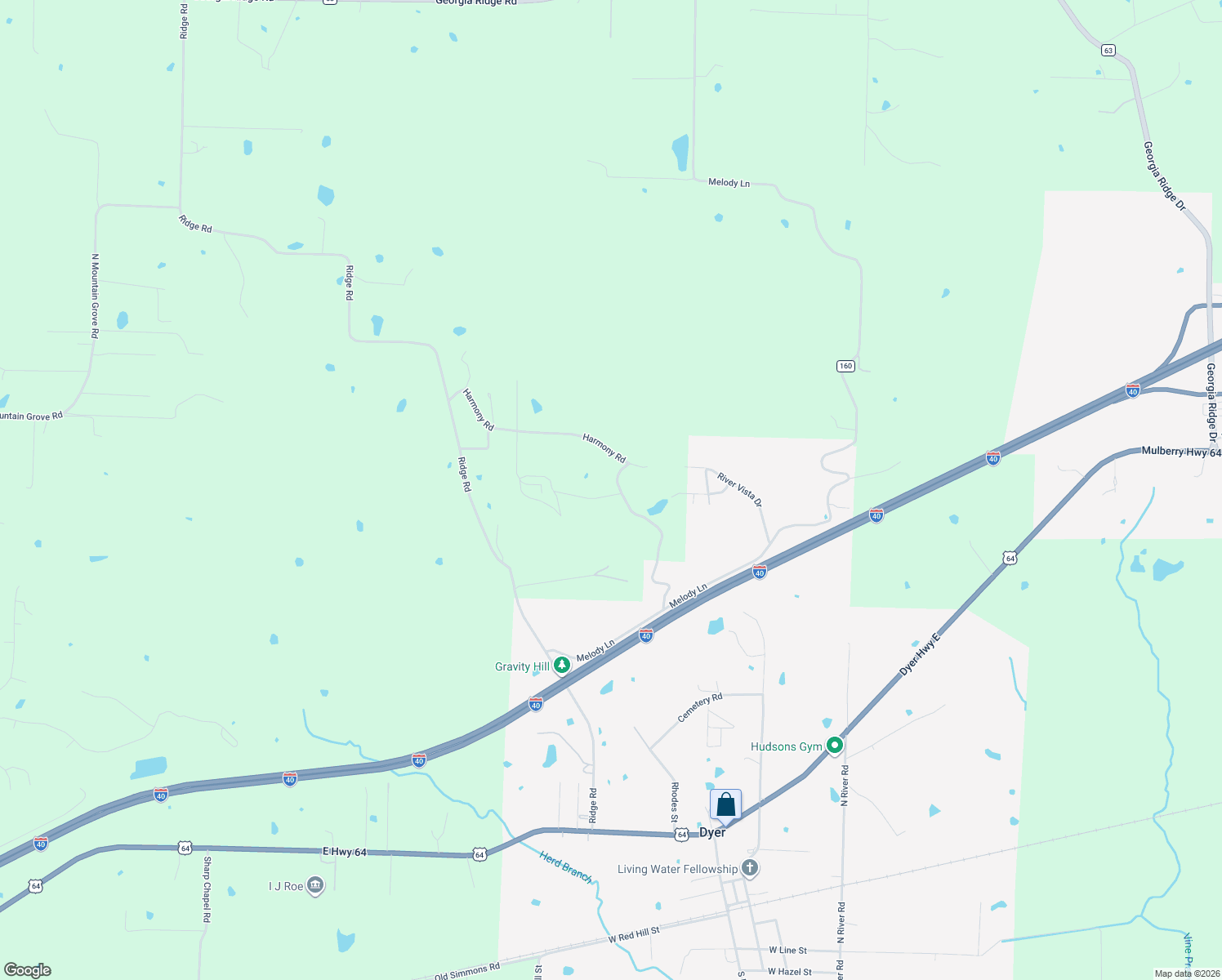 map of restaurants, bars, coffee shops, grocery stores, and more near 2401 Harmony Rd in Alma