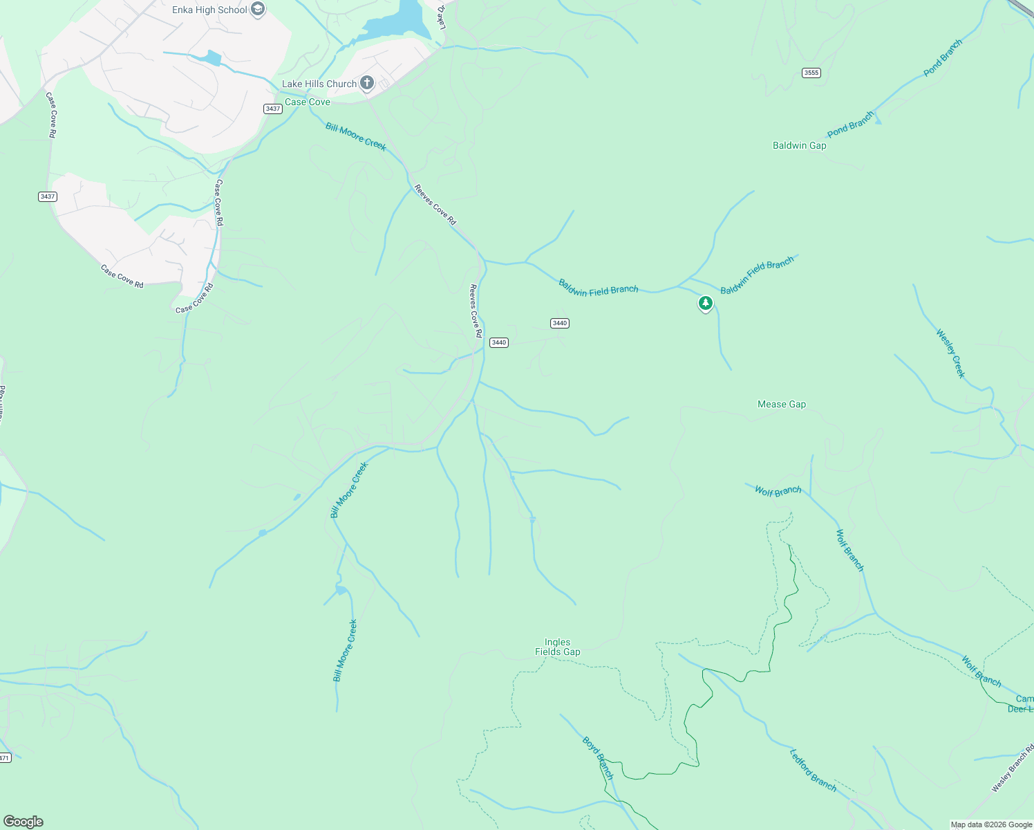 map of restaurants, bars, coffee shops, grocery stores, and more near 24 Ash Grove Lane in Candler