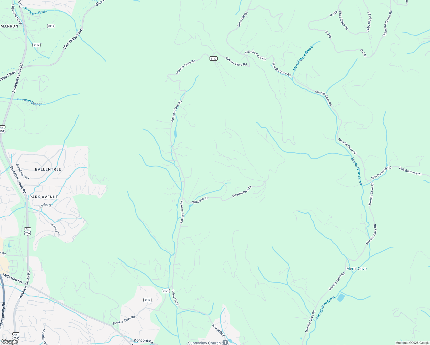 map of restaurants, bars, coffee shops, grocery stores, and more near 137 Windover Drive in Asheville