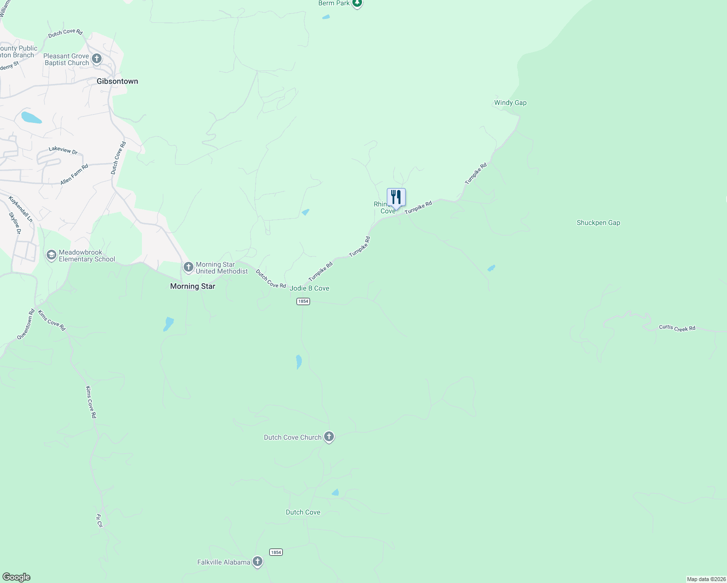 map of restaurants, bars, coffee shops, grocery stores, and more near 323 Jody Cove Road in Canton