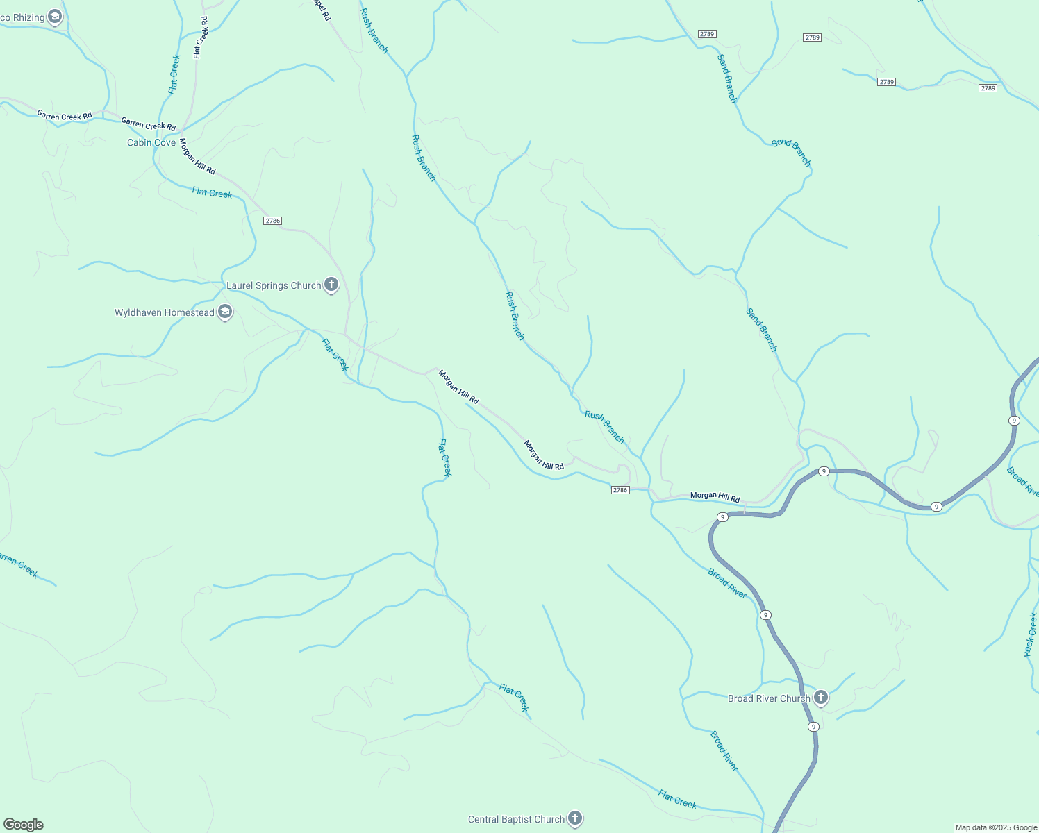map of restaurants, bars, coffee shops, grocery stores, and more near 878 Morgan Hill Road in Black Mountain