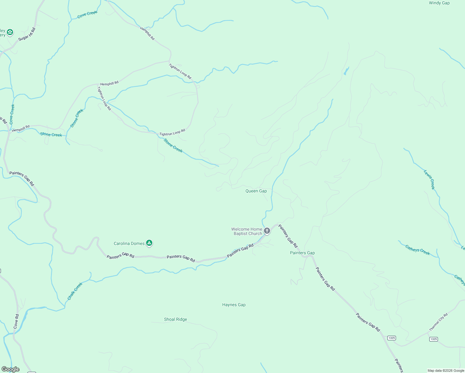 map of restaurants, bars, coffee shops, grocery stores, and more near Shire Lane in Union Mills