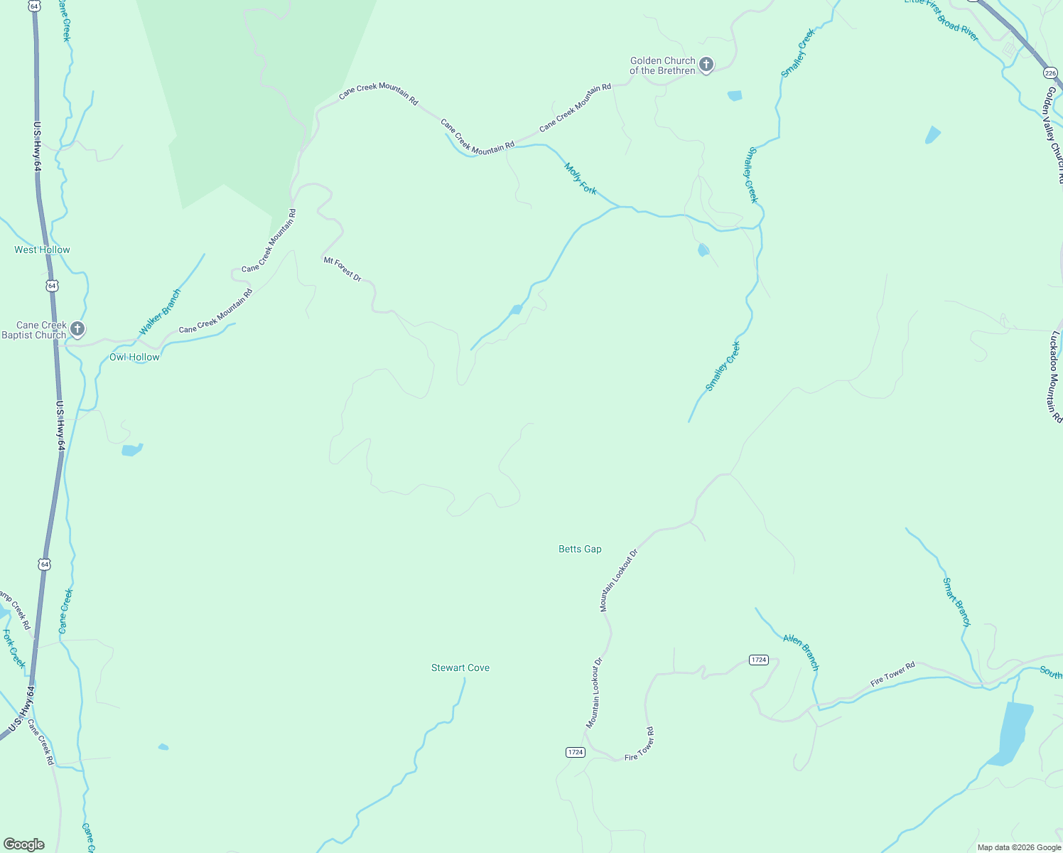 map of restaurants, bars, coffee shops, grocery stores, and more near 1282 Locust Ridge in Union Mills