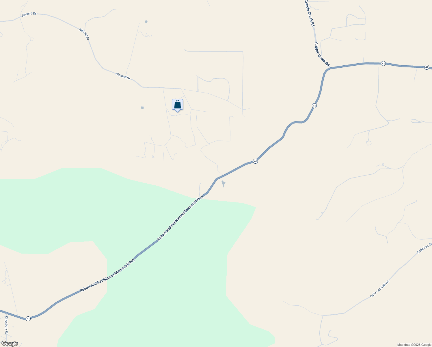 map of restaurants, bars, coffee shops, grocery stores, and more near 6850 California 41 in Templeton