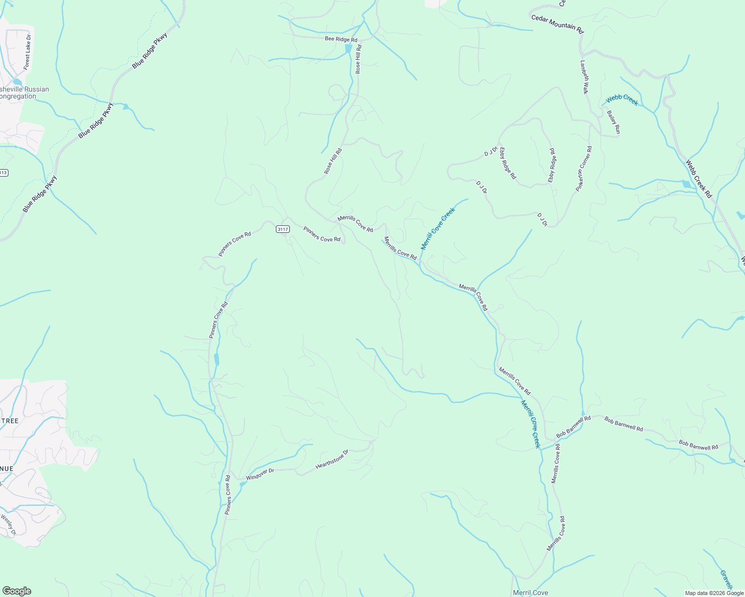 map of restaurants, bars, coffee shops, grocery stores, and more near 81 White Oak Gap Road in Asheville