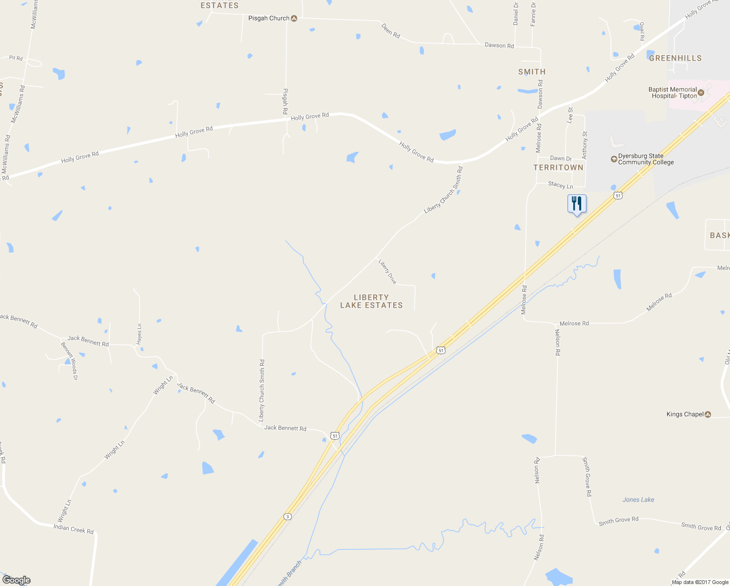 map of restaurants, bars, coffee shops, grocery stores, and more near 788 Liberty Church Smith Road in Covington