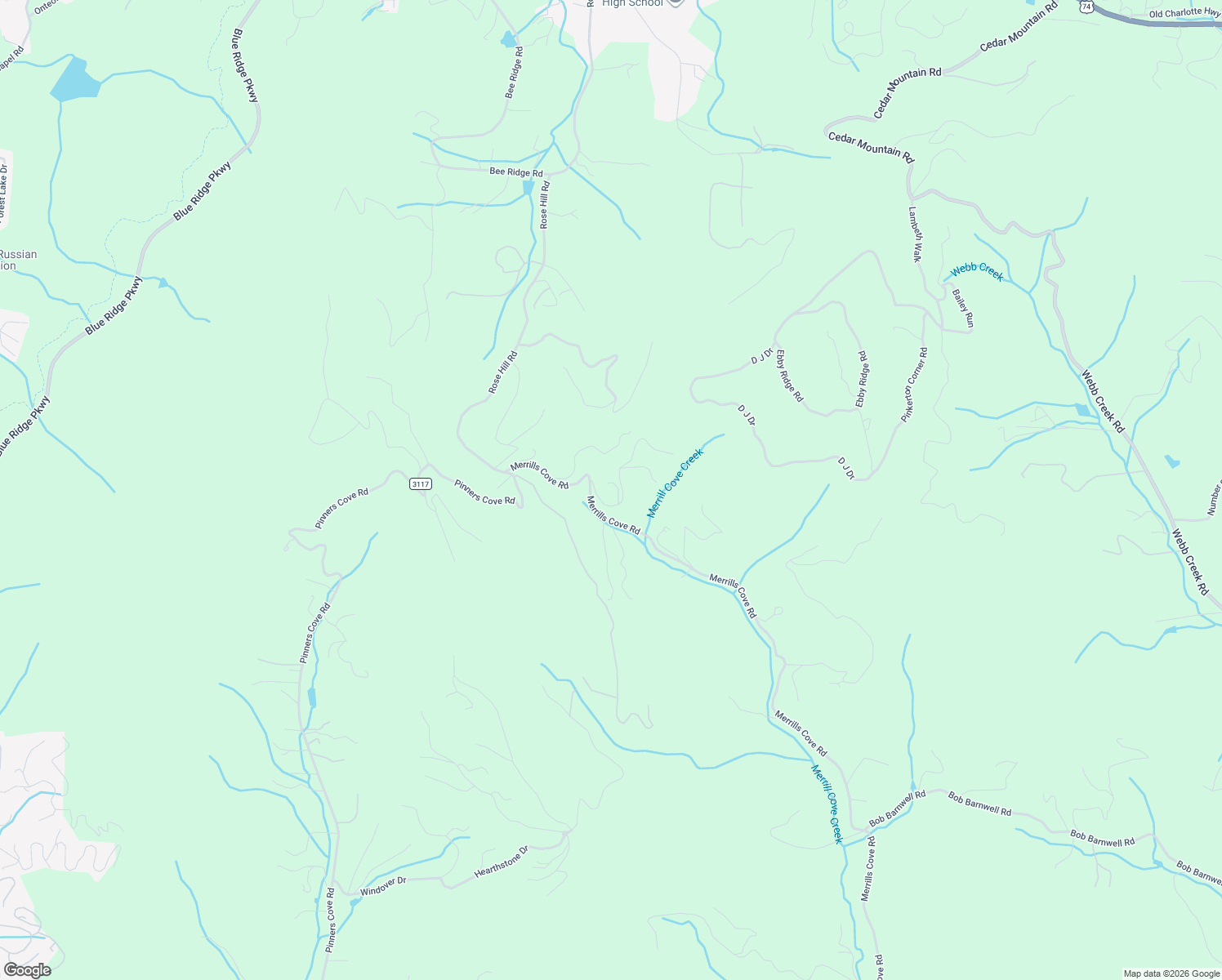map of restaurants, bars, coffee shops, grocery stores, and more near 10 Indian Ridge Rd in Asheville