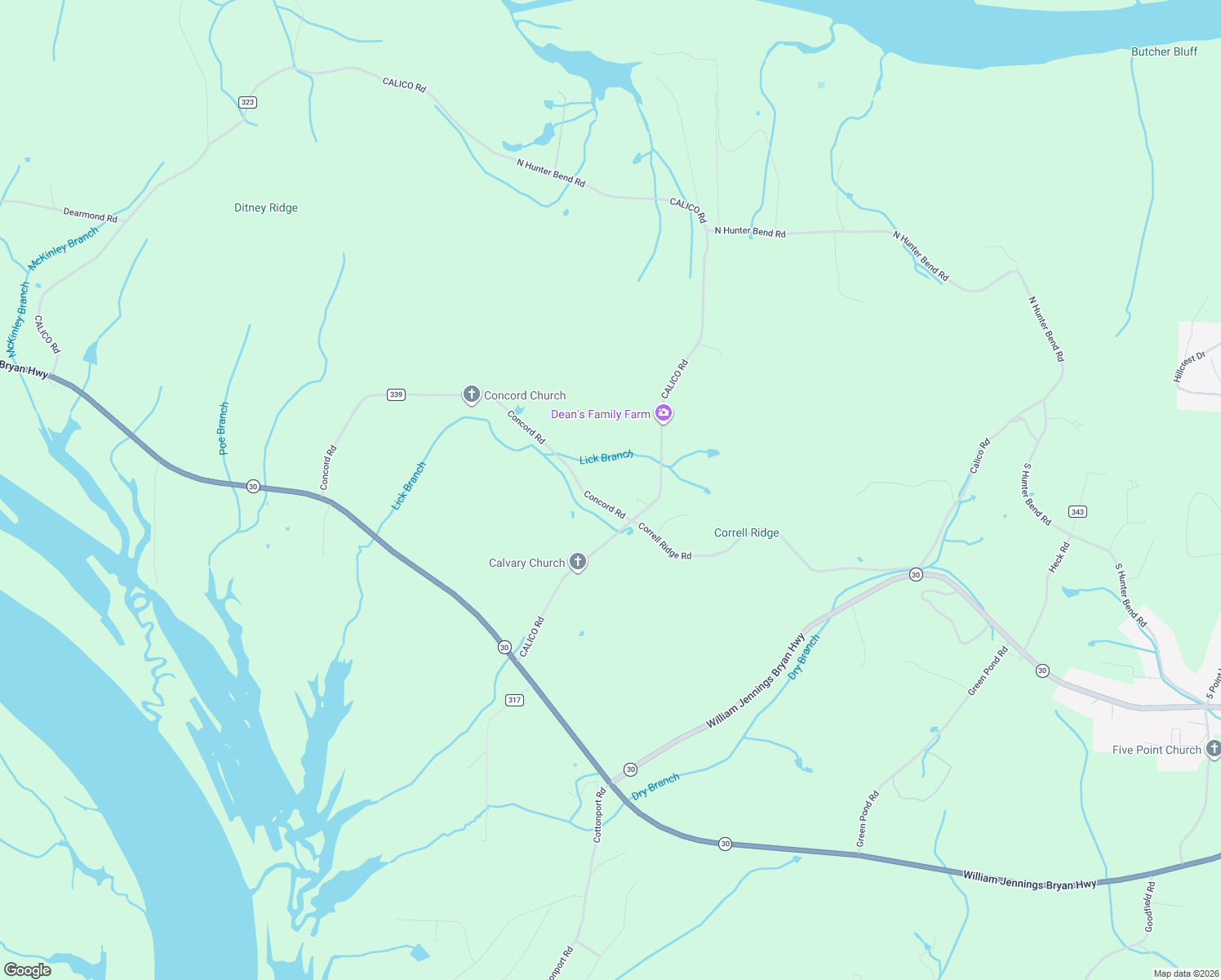 map of restaurants, bars, coffee shops, grocery stores, and more near 1191 Concord Road in Decatur